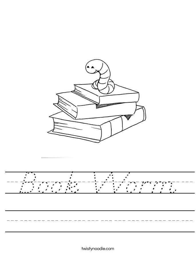 Book Worm Worksheet