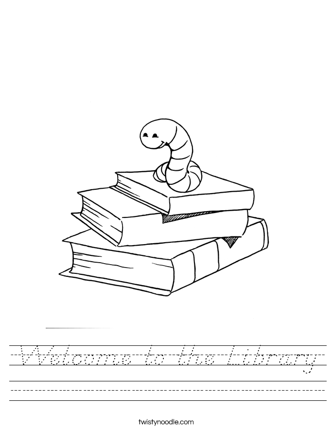 Welcome to the Library Worksheet