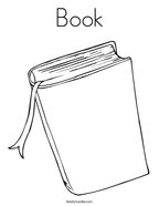 Book Coloring Page