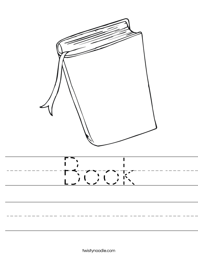 worksheet about books