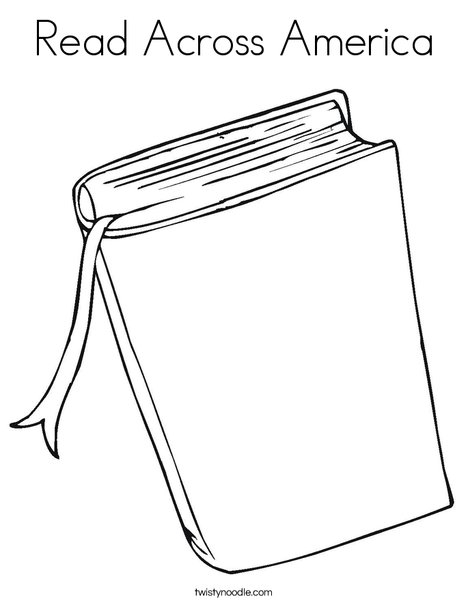 Book Coloring Page