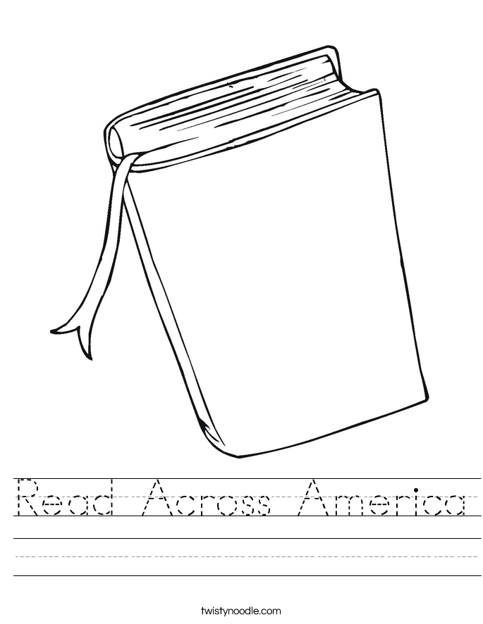 Read Across America Worksheet Twisty Noodle Read Across America Worksheet Twisty Noodle