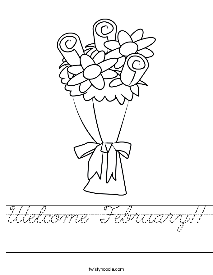 Welcome February!! Worksheet
