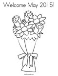 Welcome May 2015! Coloring Page