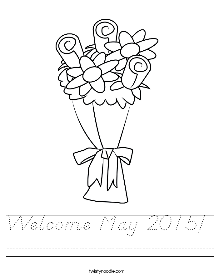Welcome May 2015! Worksheet