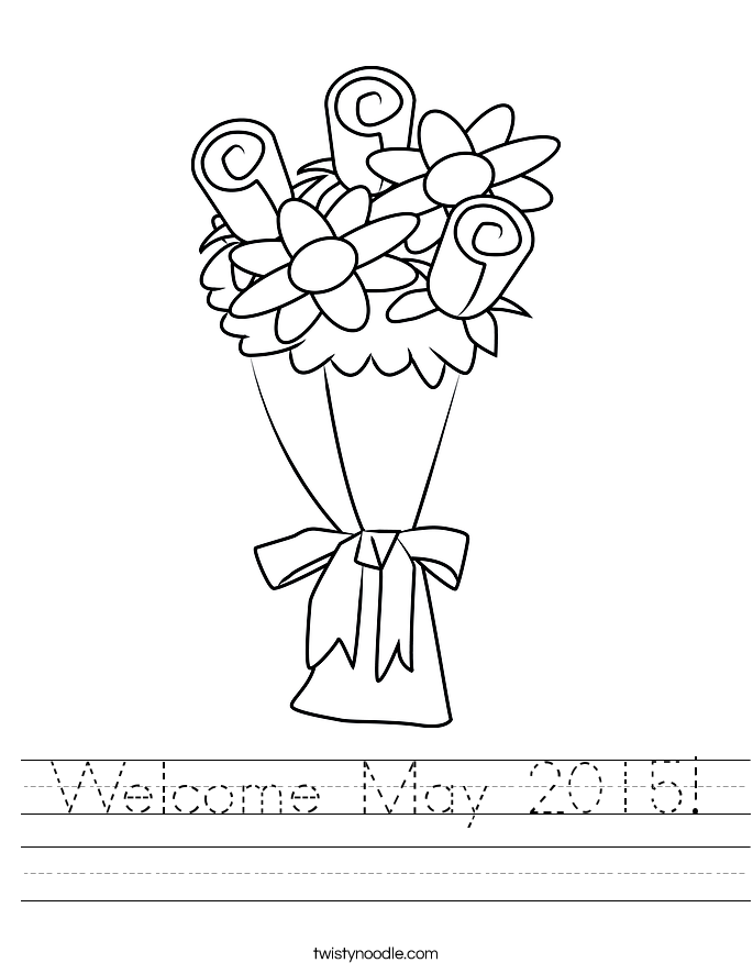 Welcome May 2015! Worksheet