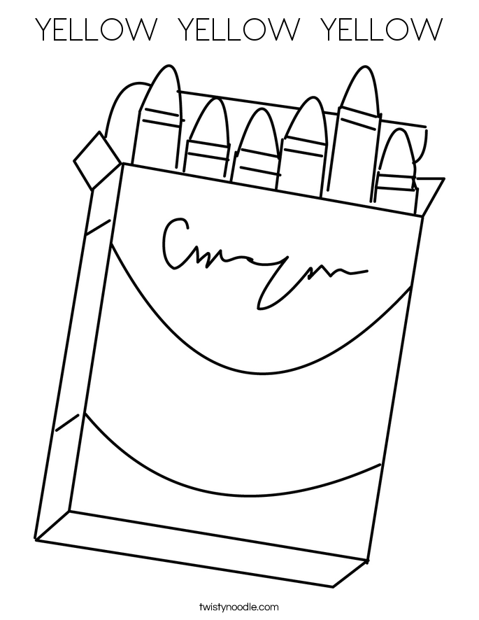 YELLOW  YELLOW  YELLOW Coloring Page