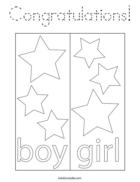Boy Blocks Coloring Page