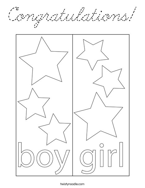 Boy Blocks Coloring Page