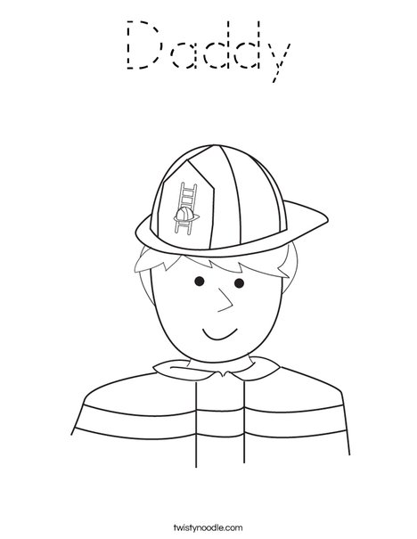 Fireman Coloring Page