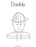 Daddy Coloring Page