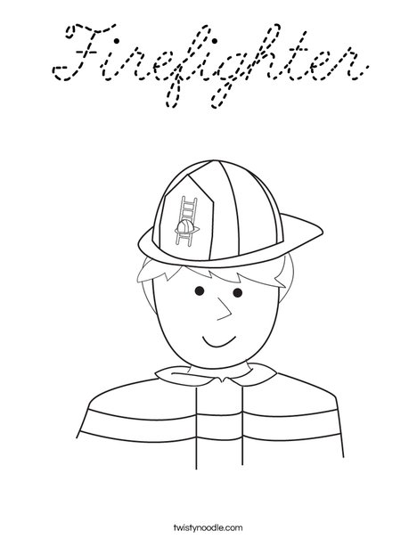 Fireman Coloring Page