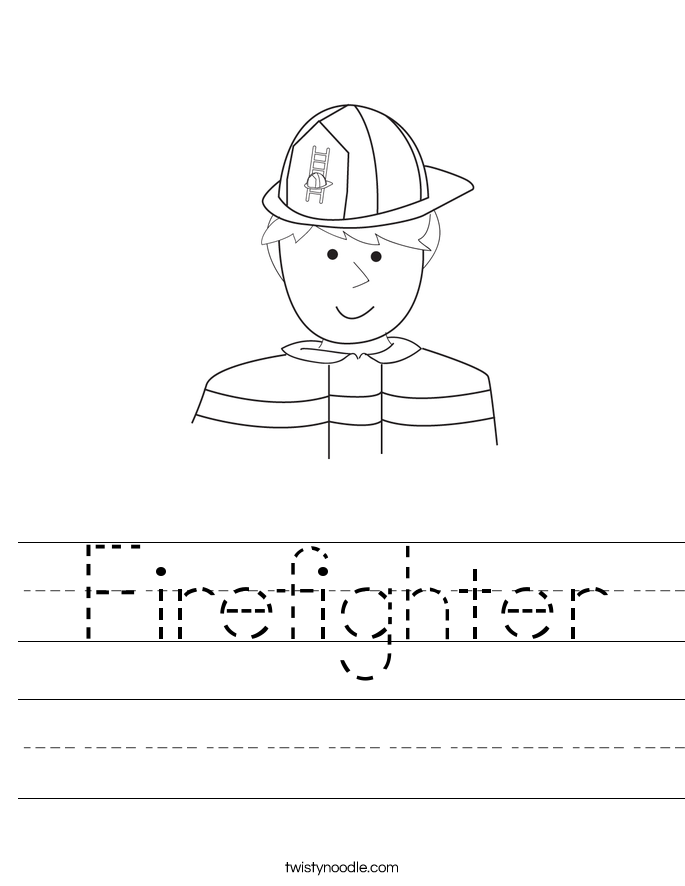 Firefighter Worksheet