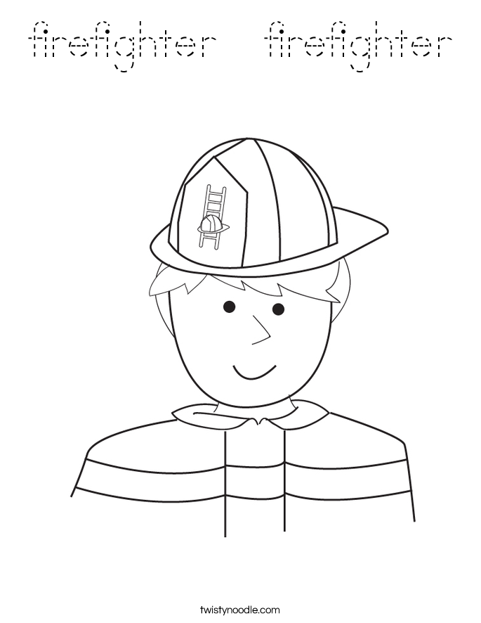 firefighter  firefighter Coloring Page