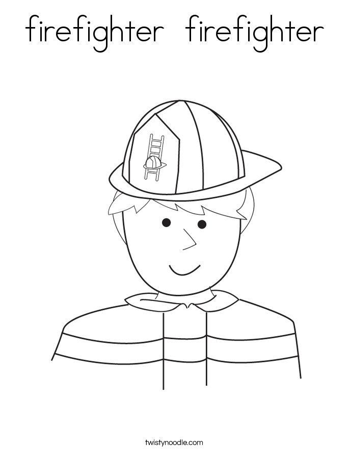 firefighter  firefighter Coloring Page