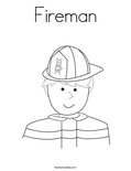 FiremanColoring Page