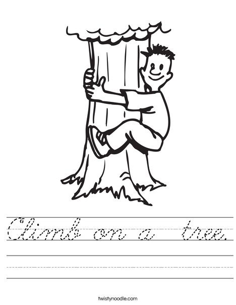 Climbing Worksheet