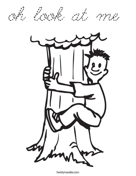 Climbing Coloring Page