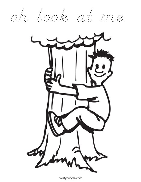 Climbing Coloring Page