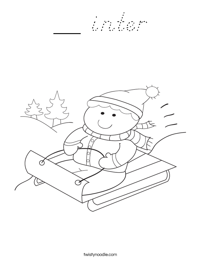 __ inter Coloring Page