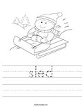 sled Worksheet