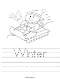 Winter Worksheet