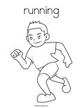 runningColoring Page