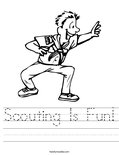 Scouting Is Fun! Worksheet