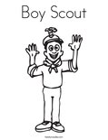 Boy Scout Coloring Page