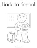 Back to School Coloring Page