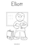 Elliott Coloring Page
