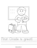 First Grade is great!   Worksheet