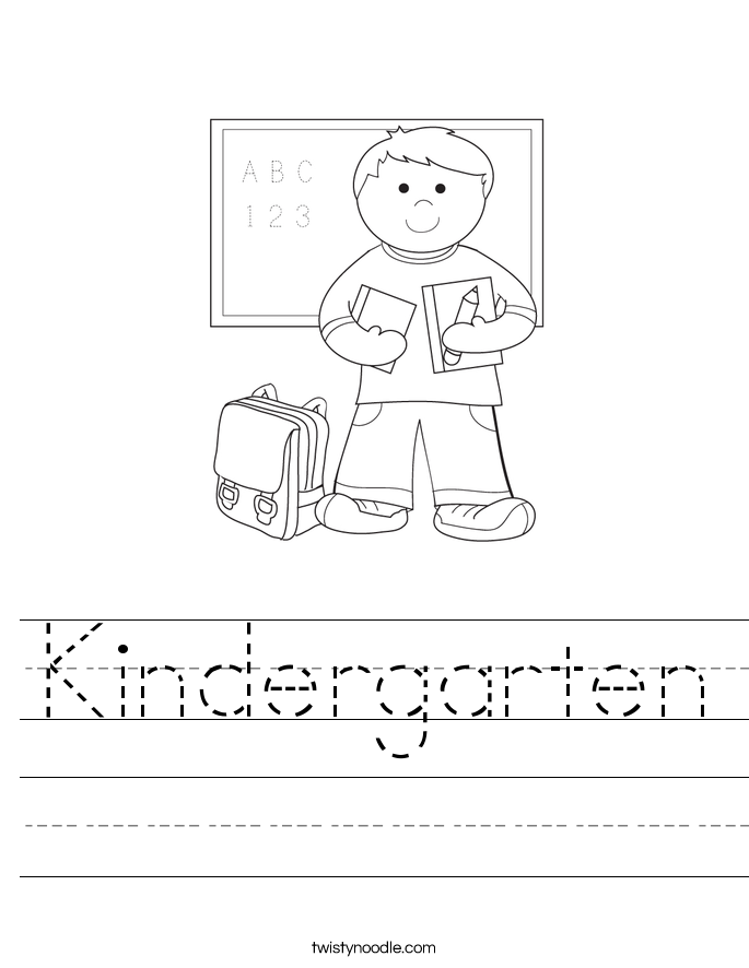 Kindergarten Worksheet