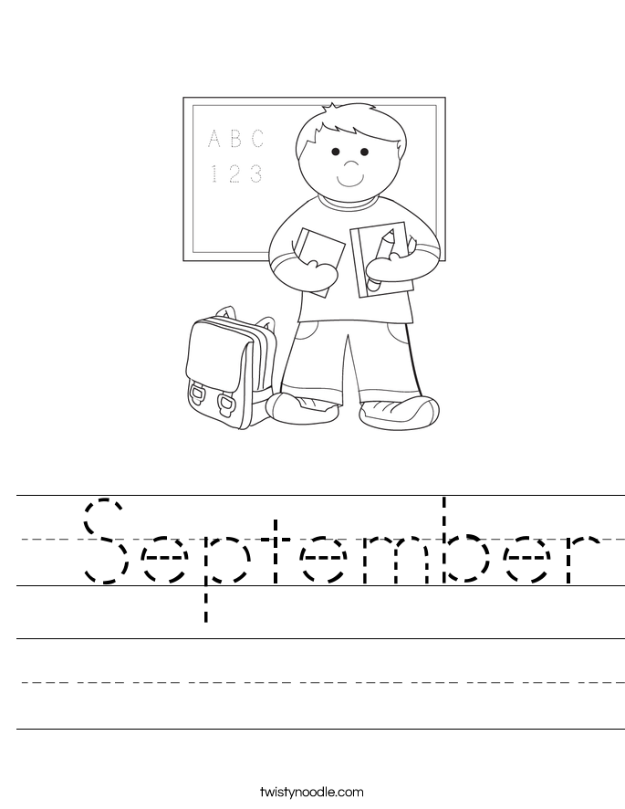  September Worksheet