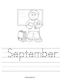  September Worksheet