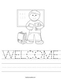 WELCOME Worksheet