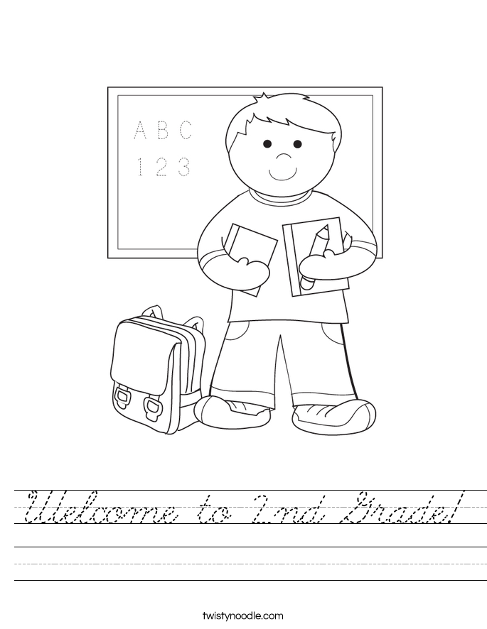 Welcome to 2nd Grade! Worksheet