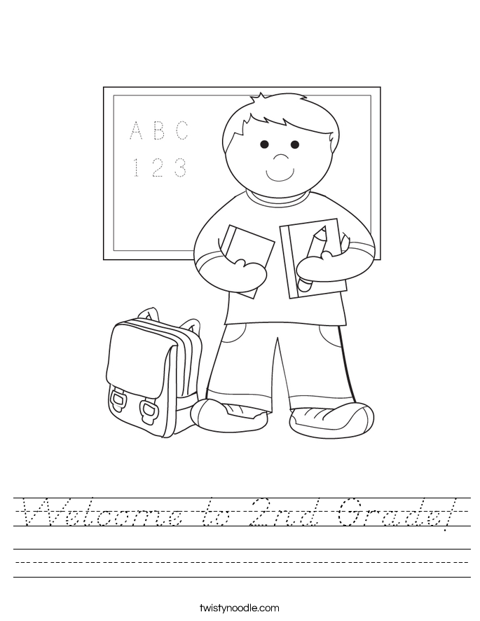 Welcome to 2nd Grade! Worksheet