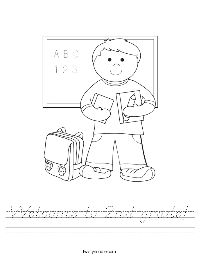 Welcome to 2nd grade! Worksheet