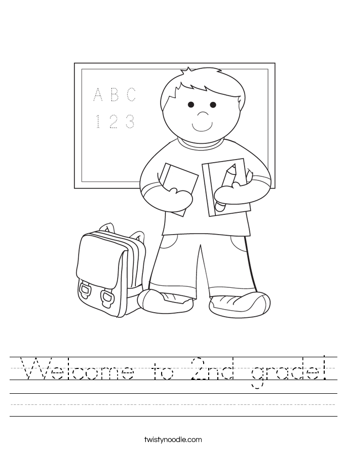 Welcome to 2nd grade! Worksheet