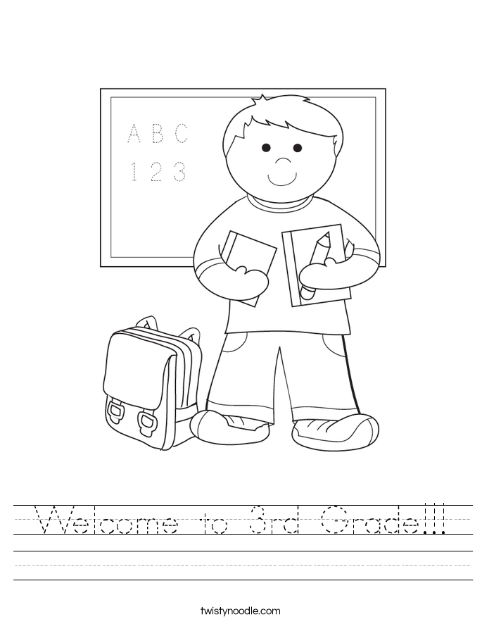 Welcome to 3rd Grade!!! Worksheet