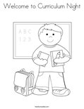 Welcome to Curriculum NightColoring Page