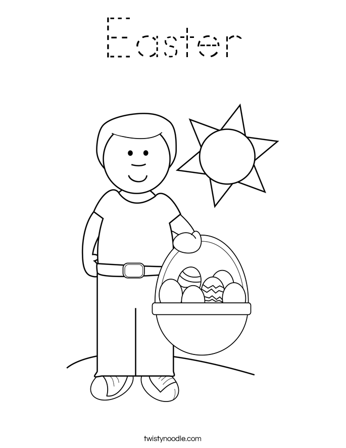 Easter Coloring Page