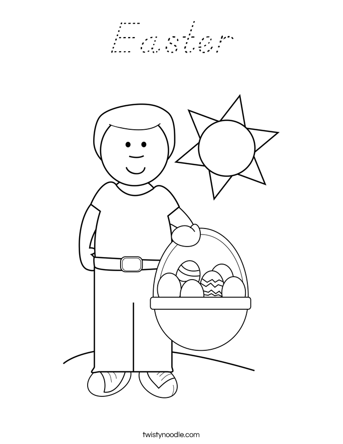 Easter Coloring Page