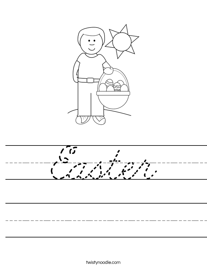 Easter Worksheet