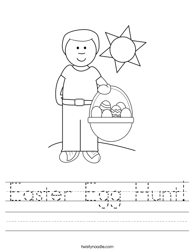 Easter Egg Hunt! Worksheet