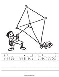 The wind blows! Worksheet