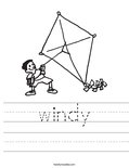 windy Worksheet