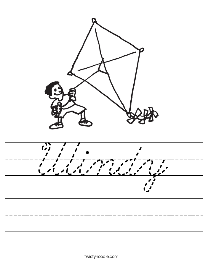 Windy Worksheet