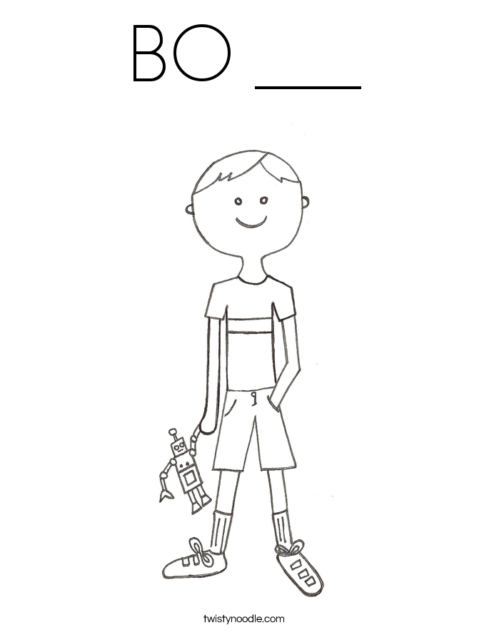 BO ___ Coloring Page